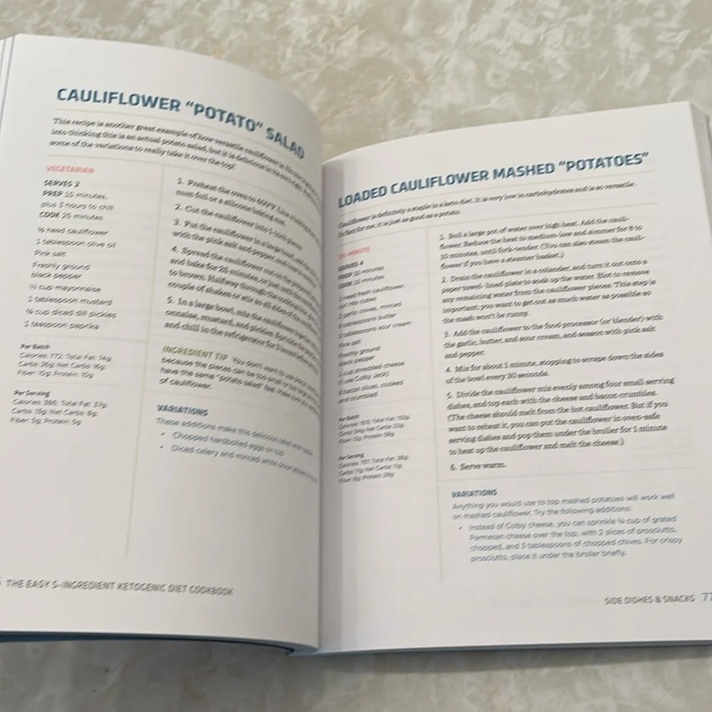 BOOK The Easy 5- Ingredient Ketogenic Diet Cookbook by Jen Fisch GREAT CONDITION - Picture 7 of 9